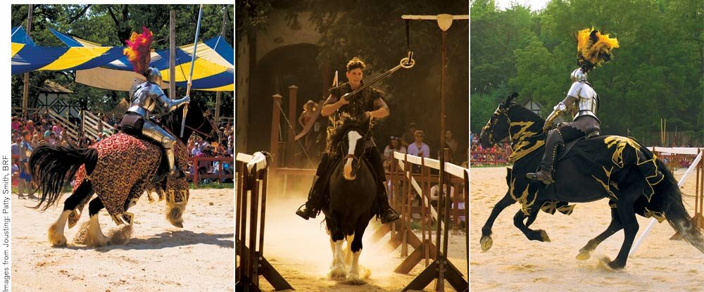 3 various Jousting Images